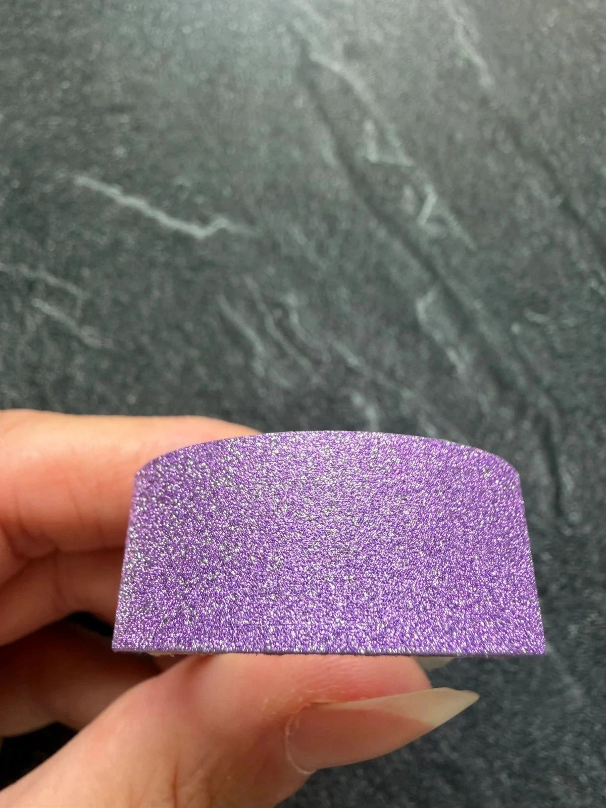 Ruban washi tape scrapbooking lilas paillette – photo 2